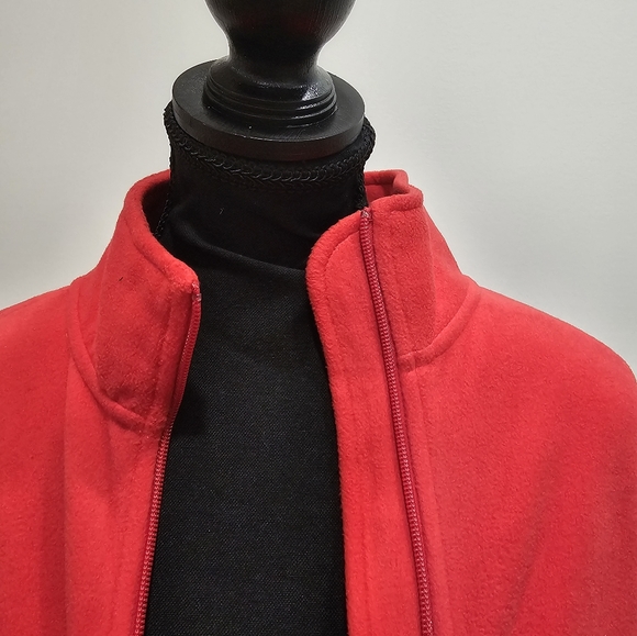 Red fleece jacket - Picture 2 of 2